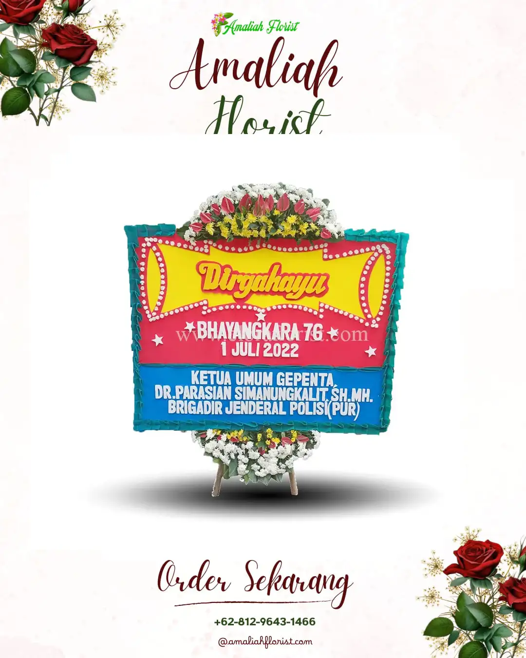 Papan Bunga HUT Ulang Tahun Karawang